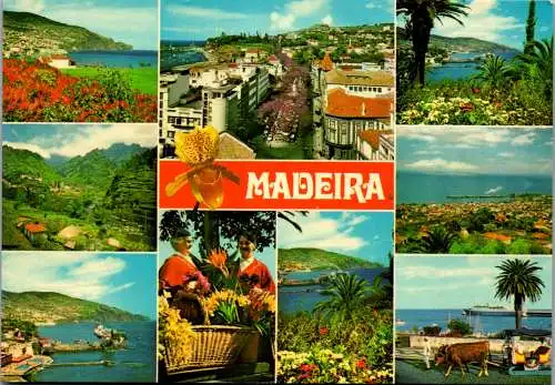 50828 - Portugal - Madeira , Mehrbildkarte - gelaufen