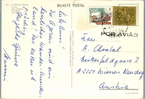 50847 - Portugal - S. Miguel , Acores , Furnas - gelaufen