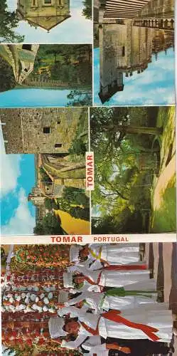 50849 - Portugal - Tomar , Leporello , 10 Karten , 10 Cards - nicht gelaufen