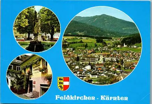 50854 - Kärnten - Feldkirchen , Mehrbildkarte - gelaufen 1984