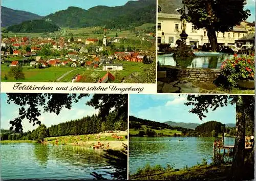 50855 - Kärnten - Feldkirchen , Mehrbildkarte - gelaufen 1979