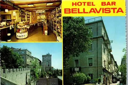 50868 - San Marino - R. S. , Hotel Bar Bellavista - gelaufen