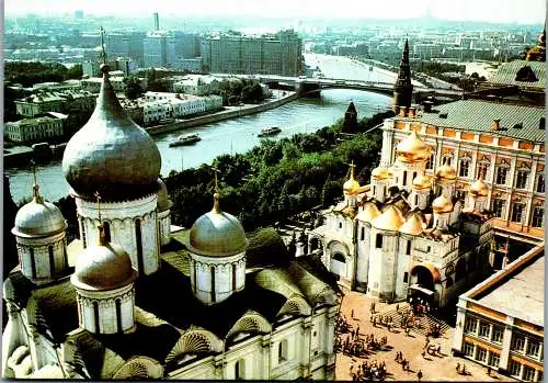 50873 - Russland - Moskau , View , Kreml , Kremlin - gelaufen 1984