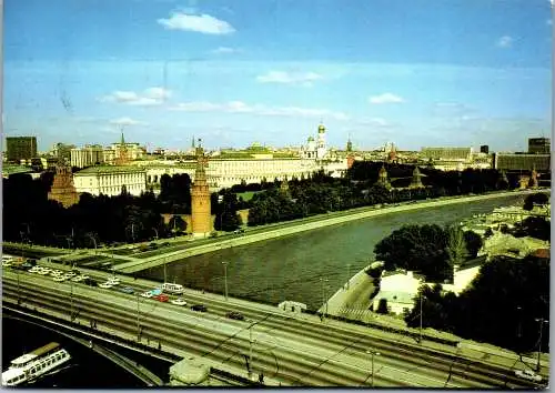 50874 - Russland - Moskau , View , Kreml , Kremlin - gelaufen 1984