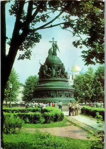 50895 - Russland - Novgorod , Millenium Monument - gelaufen 1984