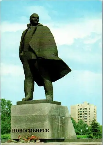 50899 - Russland - Novosibirsk , Monument Lenin - gelaufen