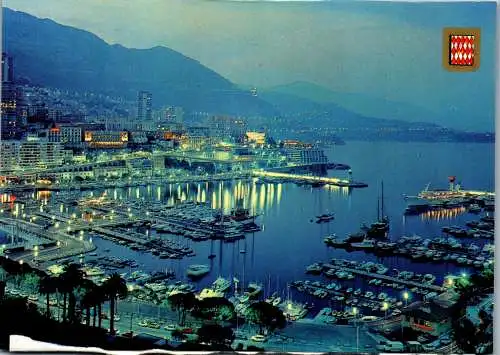 50911 - Monaco - Monte Carlo , Vue de Nuit - nicht gelaufen