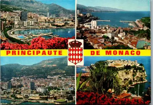 50915 - Monaco - Principaute , Mehrbildkarte - gelaufen 1981