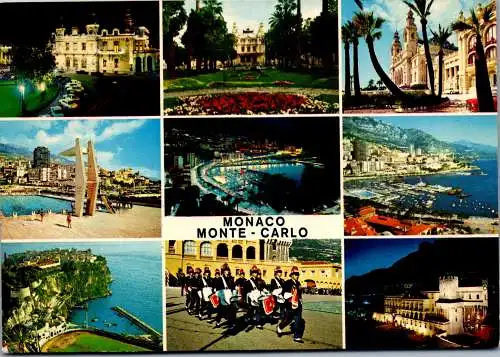 50918 - Monaco - Monte Carlo , Mehrbildkarte - gelaufen 1981