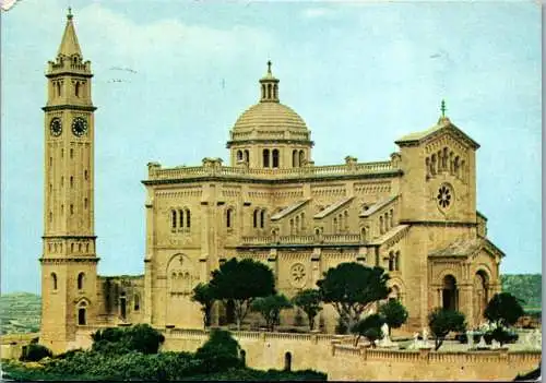 50931 - Malta - Gozo , Ta' Pinu Sanctuary - gelaufen 1982