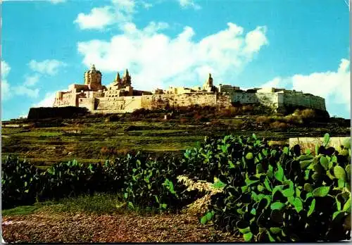 50934 - Malta - Mdina , Panorama - gelaufen 1982