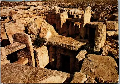 50936 - Malta - Mnajdra , Prehistoric Temples - gelaufen 1982