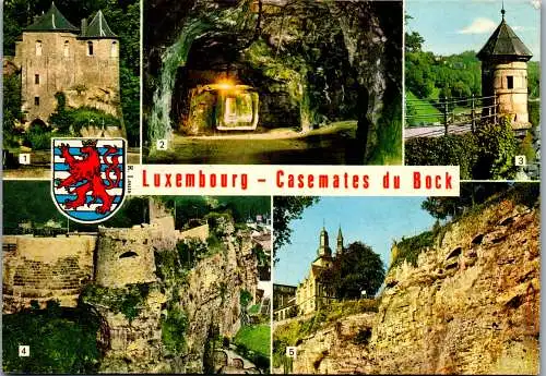 50952 - Luxembourg - Luxemburg , Casemates du Bock - gelaufen 1976