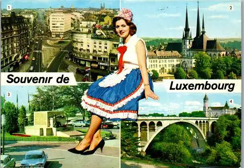 50956 - Luxembourg - Luxemburg , Mehrbildkarte - gelaufen