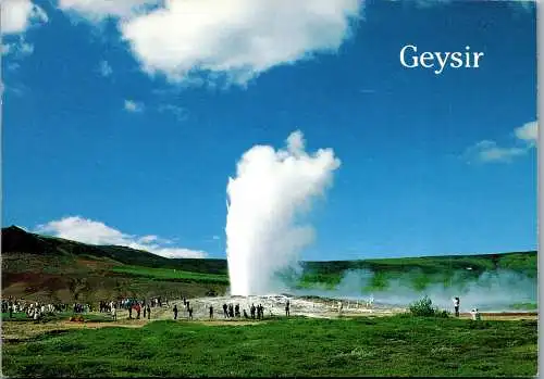 50971 - Island - Geysir , The great Geysir - gelaufen 1992