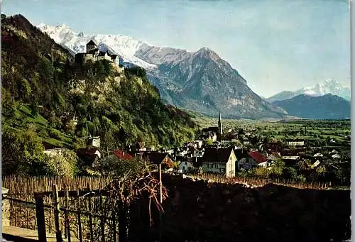 50974 - Liechtenstein - Vaduz , General View - gelaufen 1972