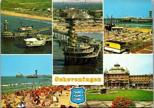 50993 - Niederlande - Scheveningen , Mehrbildkarte - gelaufen 1980