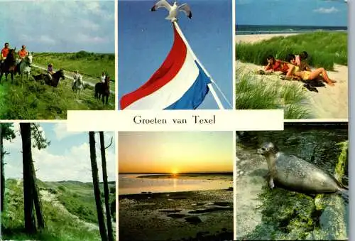 50994 - Niederlande - Texel , Mehrbildkarte - gelaufen 1969