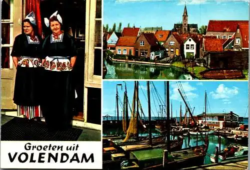 51000 - Niederlande - Volendam , Mehrbildkarte - gelaufen