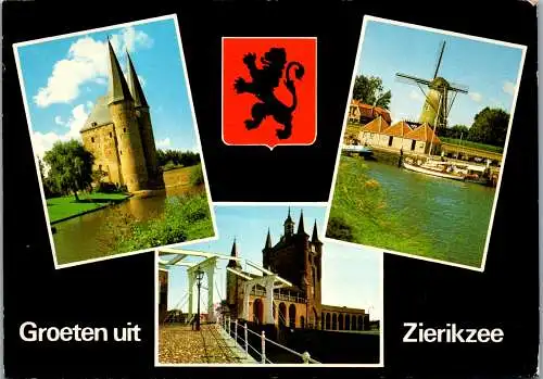 51014 - Niederlande - Zierikzee , Mehrbildkarte - gelaufen 1980