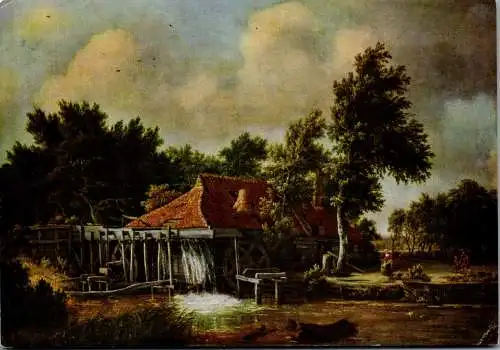 51051 - Niederlande - Meindert Hobbema , De Watermolen , Wassermühle - gelaufen 1966