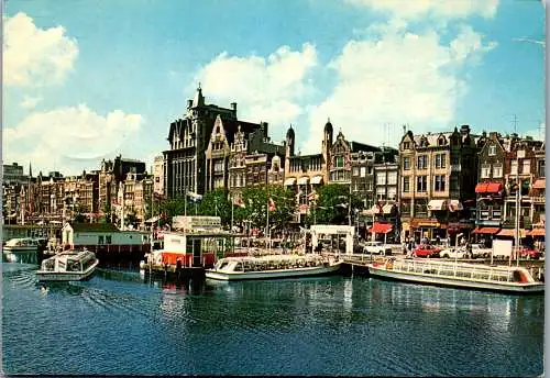 51056 - Niederlande - Amsterdam , Damrak - gelaufen 1975