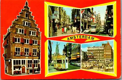 51059 - Niederlande - Amsterdam , Mehrbildkarte - gelaufen