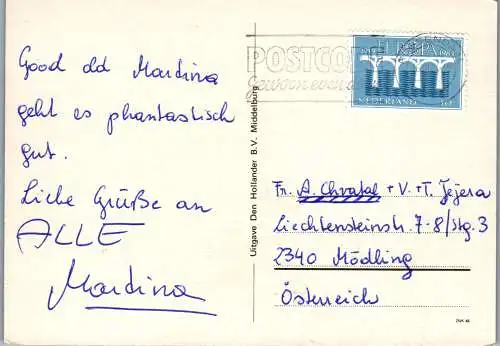 51063 - Niederlande - Banjaard , Motiv , Meer , Brandung - gelaufen 1984