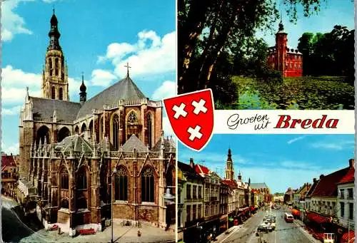 51065 - Niederlande - Breda , Mehrbildkarte - gelaufen 1969