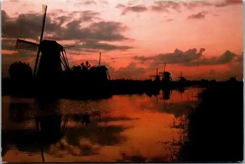 51067 - Niederlande - Kinderdijk , Windmühlen - gelaufen 1981