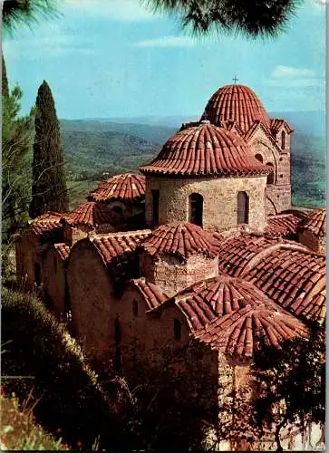 51124 - Griechenland - Mistra , Mistras , Kloster Pandanassis - gelaufen 1973