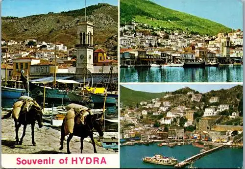 51155 - Griechenland - Hydra , Mehrbildkarte - gelaufen