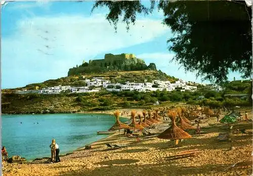 51161 - Griechenland - Lindos , The Acropolis of Lindos , Akropolis - gelaufen