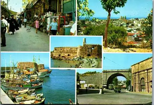 51181 - Griechenland - Heraklion , Heraclion , Candia , Mehrbildkarte - gelaufen 1982