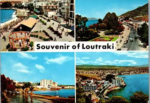 51221 - Griechenland - Loutraki , Mehrbildkarte - gelaufen 1974