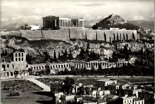 51224 - Griechenland - Athen , Athens , Acropolis , Akropolis - gelaufen 1960