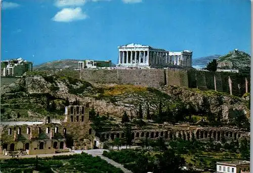 51228 - Griechenland - Athen , Athens , Acropolis , Akropolis - gelaufen