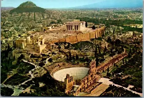 51245 - Griechenland - Athen , Athens , Acropolis , Akropolis - gelaufen 1990