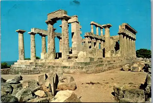 51256 - Griechenland - Aegina , Temple of Aphea - gelaufen 1973