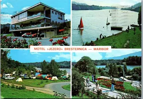 51273 - Slowenien - Maribor , Motel Jezero Bresternica , Certus Tozd Hotel Orel - gelaufen 1980