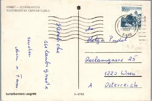 51289 - Kroatien - Porec , Naturisticki Centar Ulika , FKK - gelaufen 1983