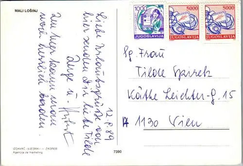 51292 - Kroatien - Mali Losinj , Mehrbildkarte - gelaufen 1989