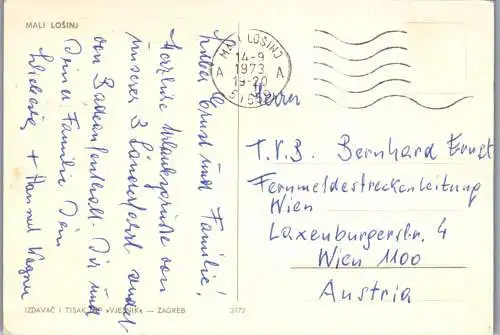 51299 - Kroatien - Mali Losinj , Camping , Mehrbildkarte - gelaufen 1973