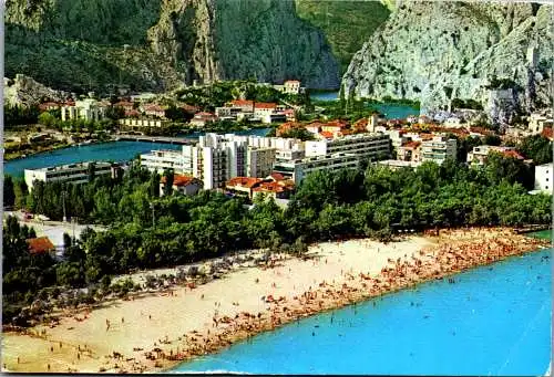 51337 - Kroatien - Omis , Panorama - gelaufen 1985