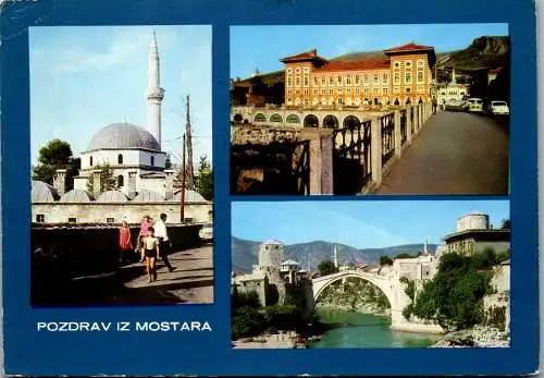 51339 - Bosnien Herzegovina - Mostar , Mehrbildkarte - gelaufen 1970