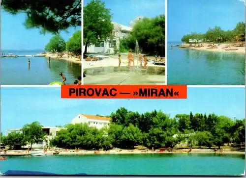 51351 - Kroatien - Pirovac , Miran , Mehrbildkarte - gelaufen 1984