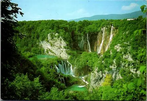 51352 - Kroatien - Plitvicka Jezera , View - gelaufen 1988