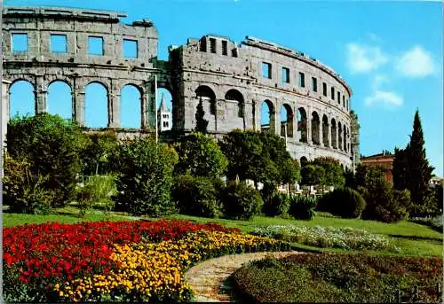 51359 - Kroatien - Pula , Arena , Amphitheater - gelaufen