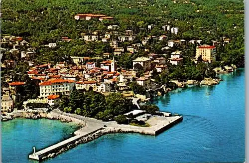 51368 - Kroatien - Lovran , Panorama - gelaufen 1983