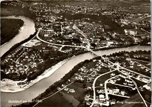 51375 - Deutschland - Mühldorf am Inn , Panorama - gelaufen 1967